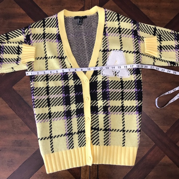 Forever 21 Letterman Cardigan Sweater - Picture 8 of 9